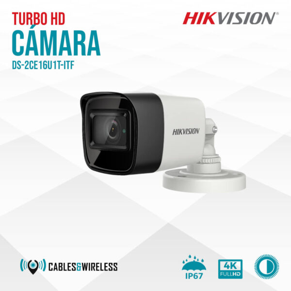Cámara Turbo HD - Hikvision DS-2CE16U1T-ITF